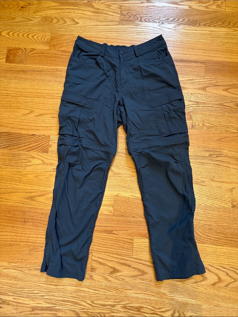 Men's REI Co-op “Sahara” Dark Gray Convertible Lightweight Hiking Pants